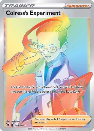 Colress's Experiment (Secret) (LOR-205) (Holofoil)