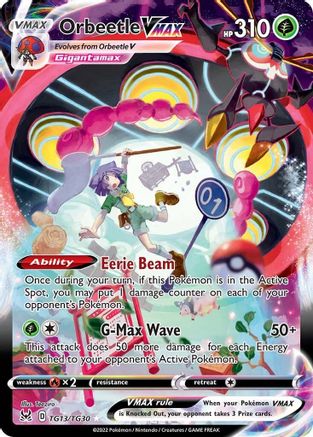 Orbeetle VMAX (LOR: TG-TG13) (Holofoil)