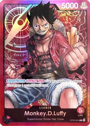 Monkey.D.Luffy (001) (ST01-001) (Foil)