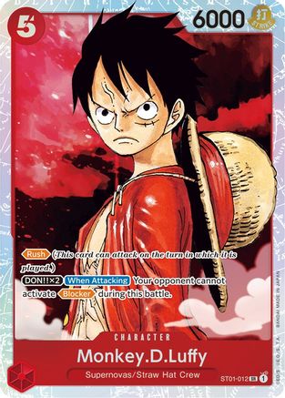 Monkey.D.Luffy (012) (ST01-012) (Foil)