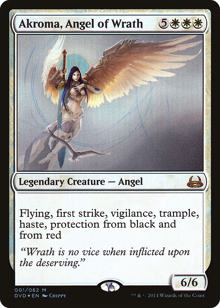 Akroma, Angel of Wrath (DD3-001) (Foil)