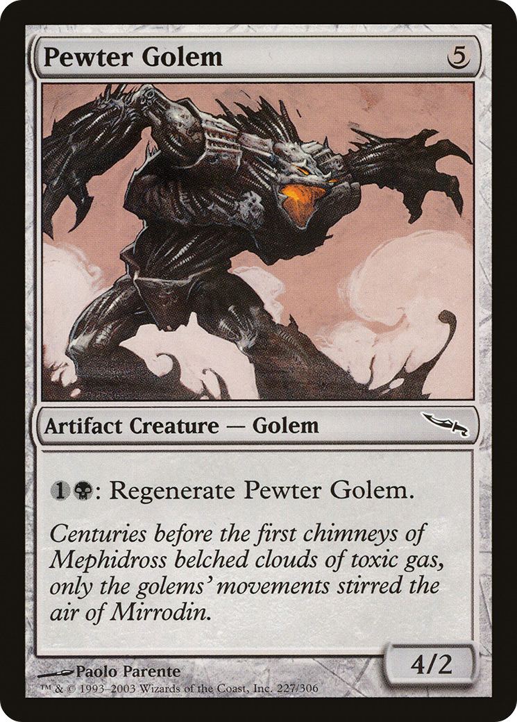 Pewter Golem (MRD-227) (Foil)