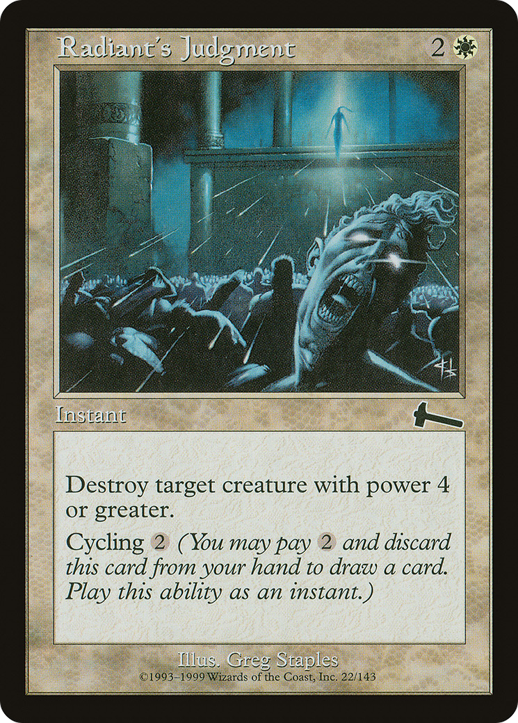 Radiant's Judgment (ULG-022)