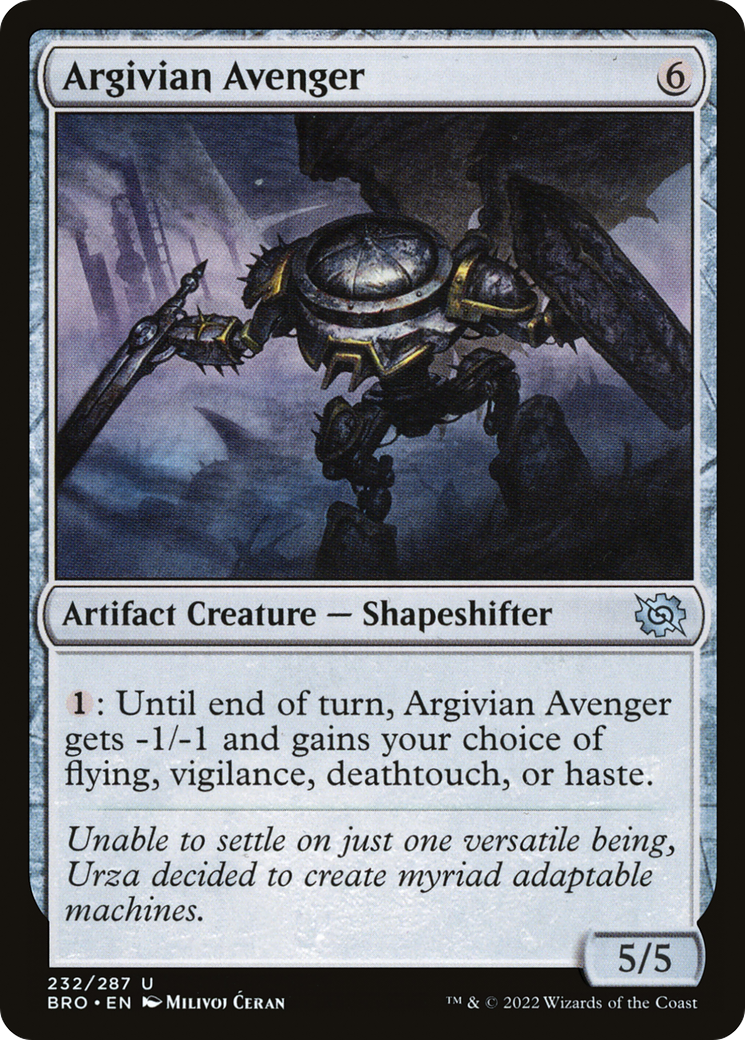 Argivian Avenger (BRO-232) (Foil)