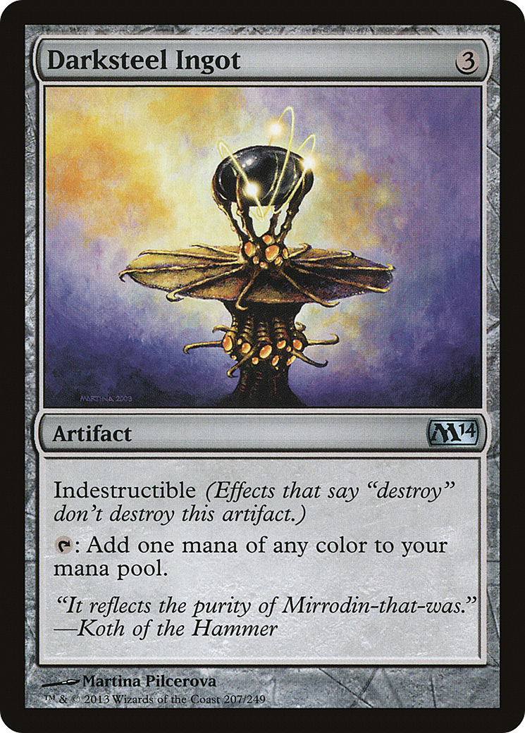 Darksteel Ingot (M14-207) (Foil)