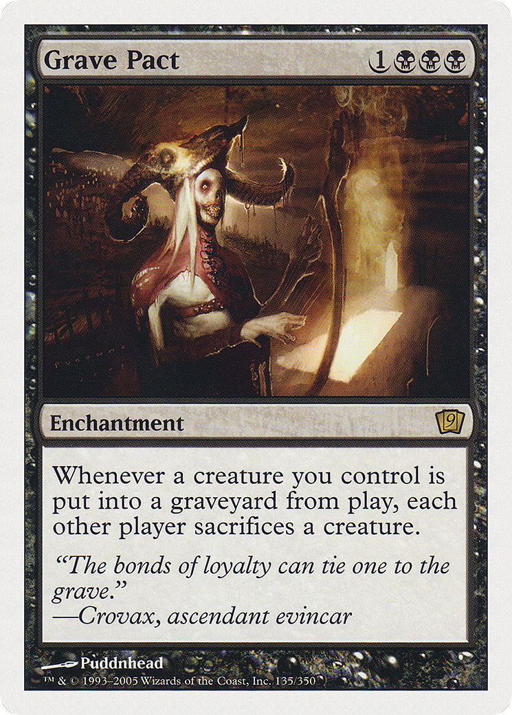 Grave Pact (9ED-135★) (Foil)