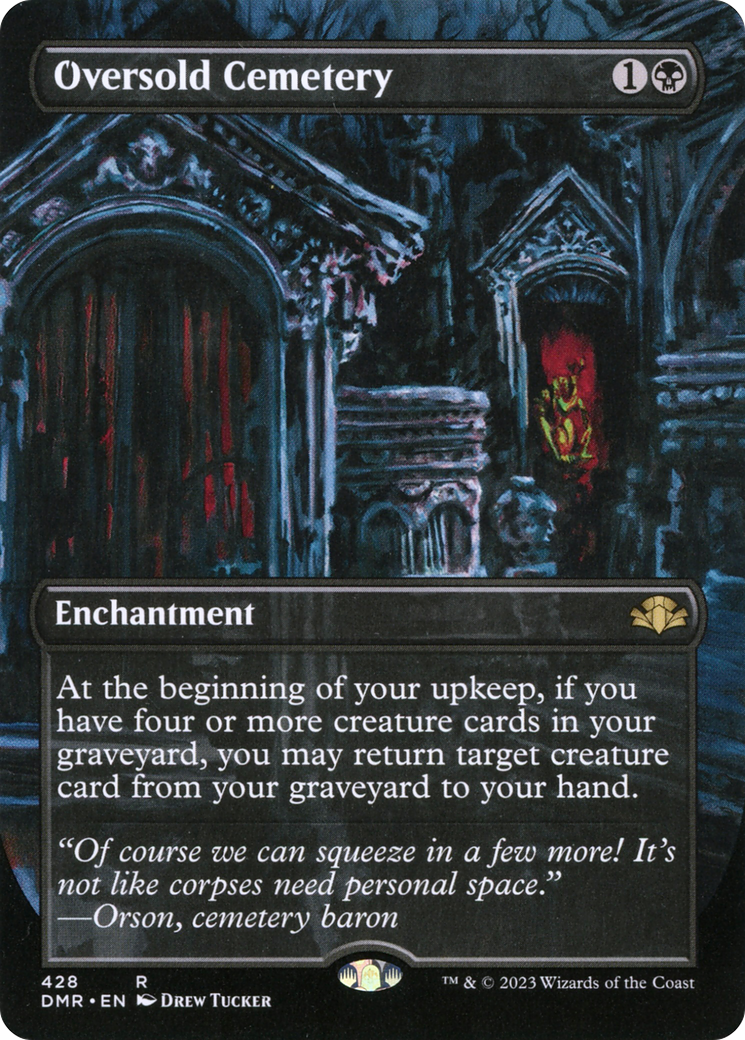 Oversold Cemetery (DMR-428) (Borderless) (Foil)