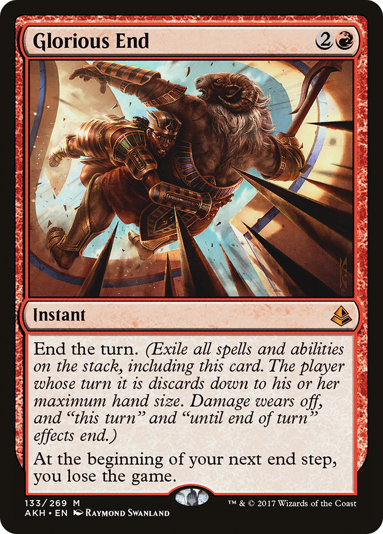 Glorious End (AKH-133) (Foil)