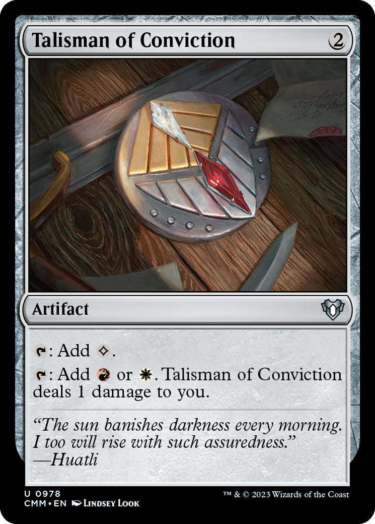 Talisman of Conviction (CMM-978)