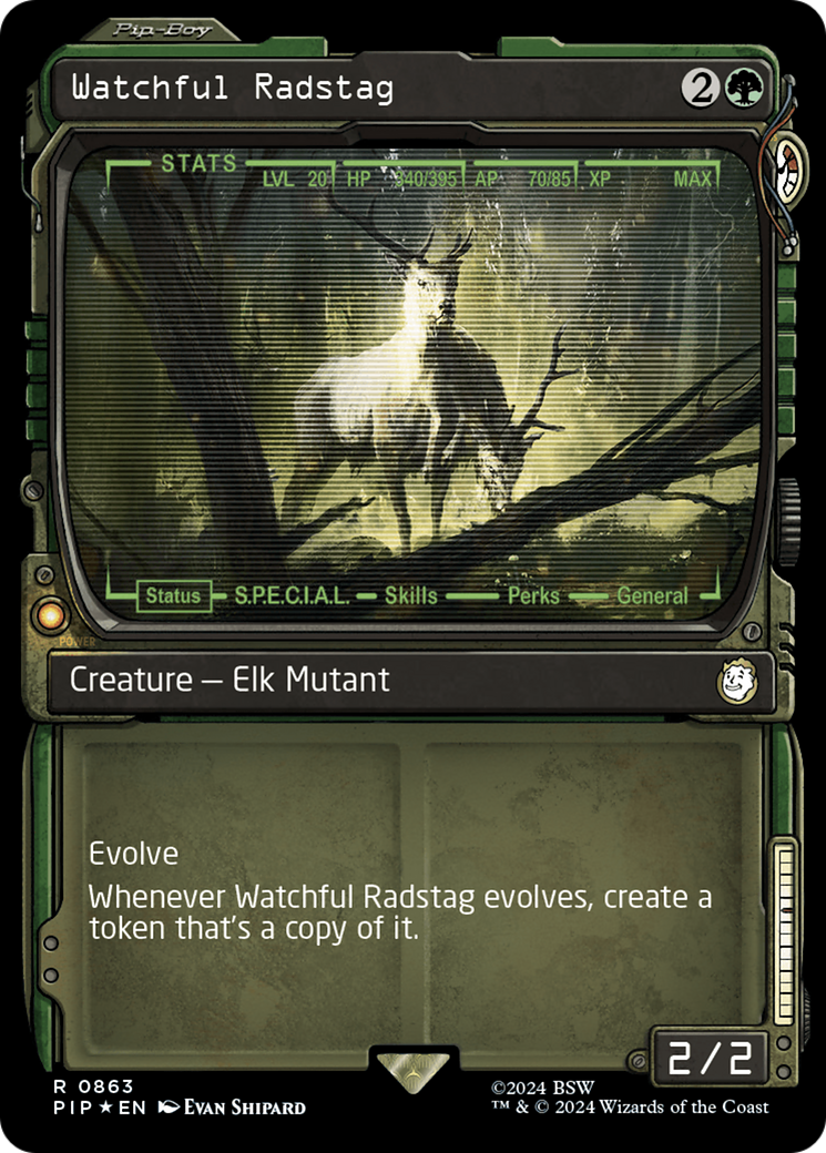 Watchful Radstag (PIP-863) (Showcase) (Surge Foil)
