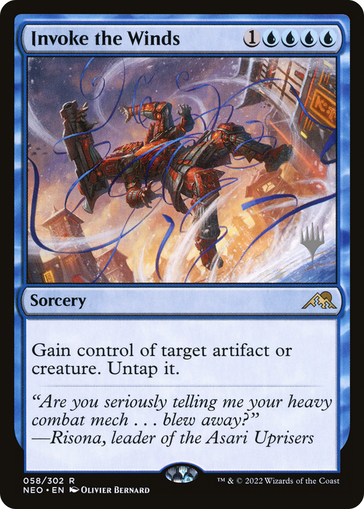 Invoke the Winds (PPNEO-58P) (Foil)