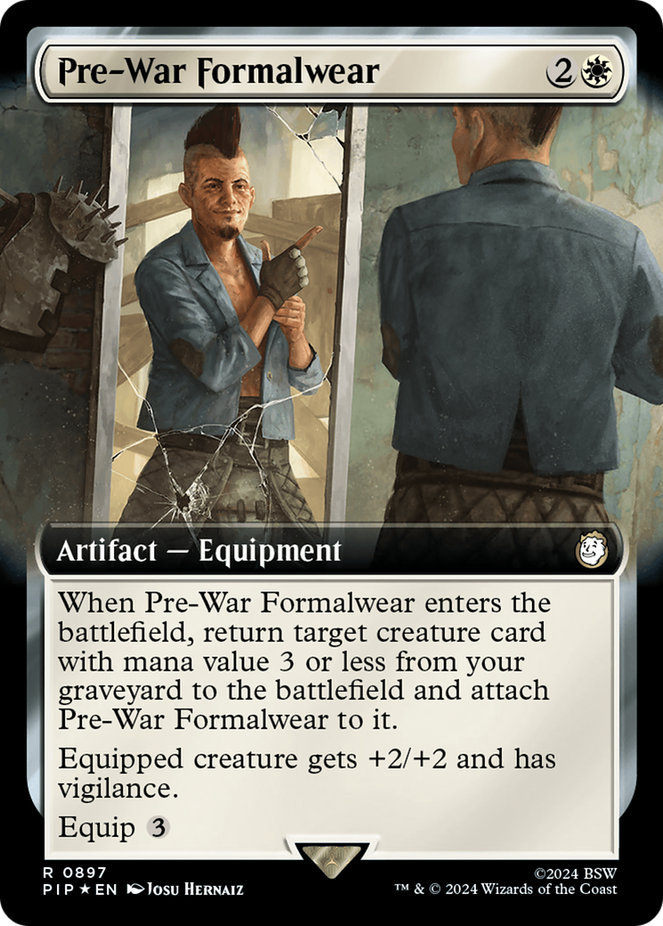 Pre-War Formalwear (PIP-897) (Extended Art) (Surge Foil)