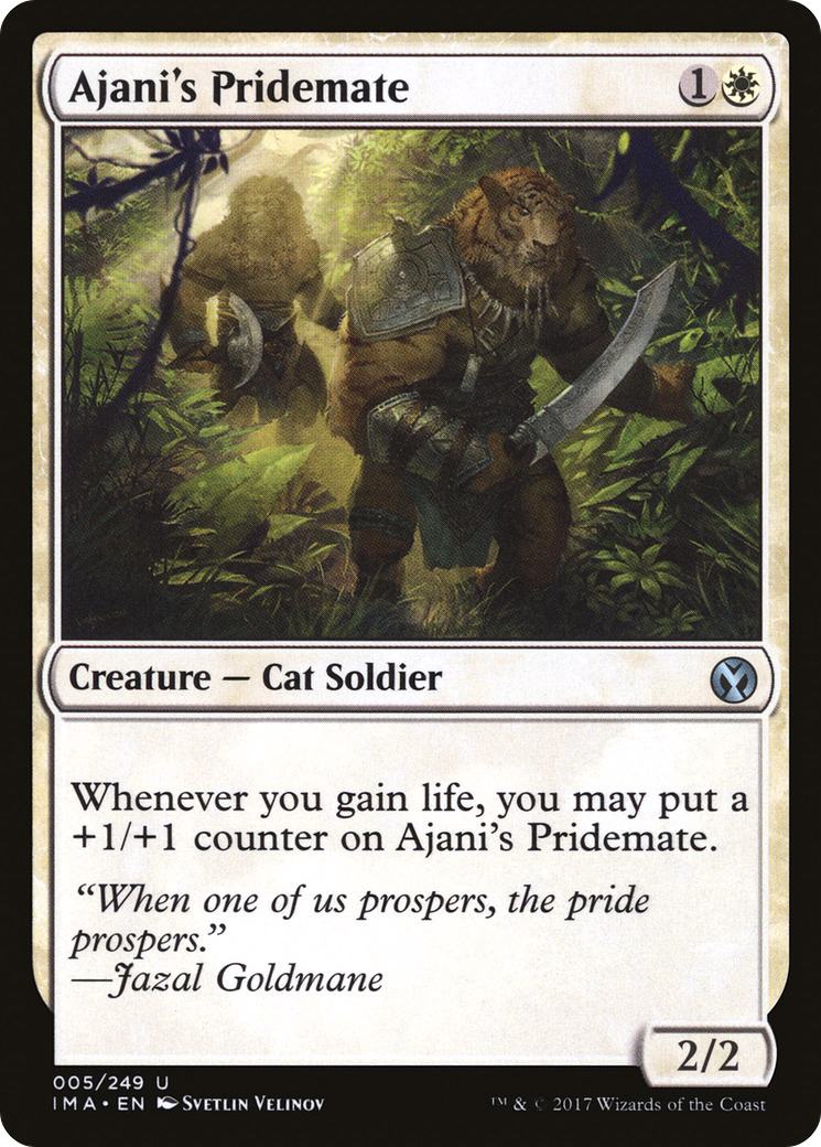 Ajani's Pridemate (IMA-005) (Foil)