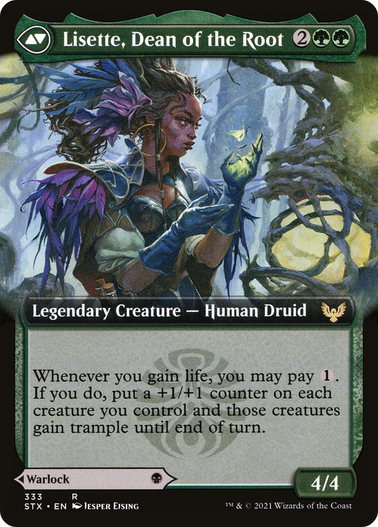 Valentin, Dean of the Vein // Lisette, Dean of the Root (STX-333) (Extended Art) (Foil)