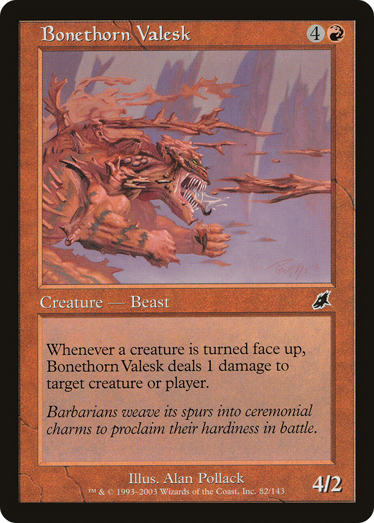 Bonethorn Valesk (SCG-082) (Foil)