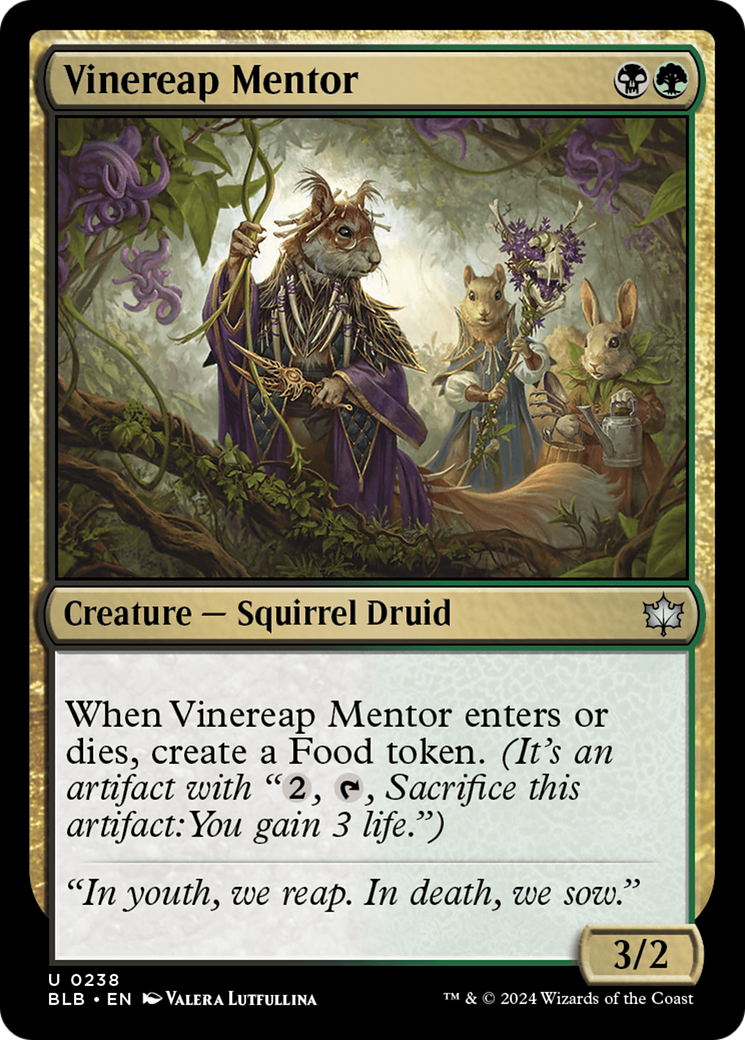 Vinereap Mentor (BLB-238) (Foil)