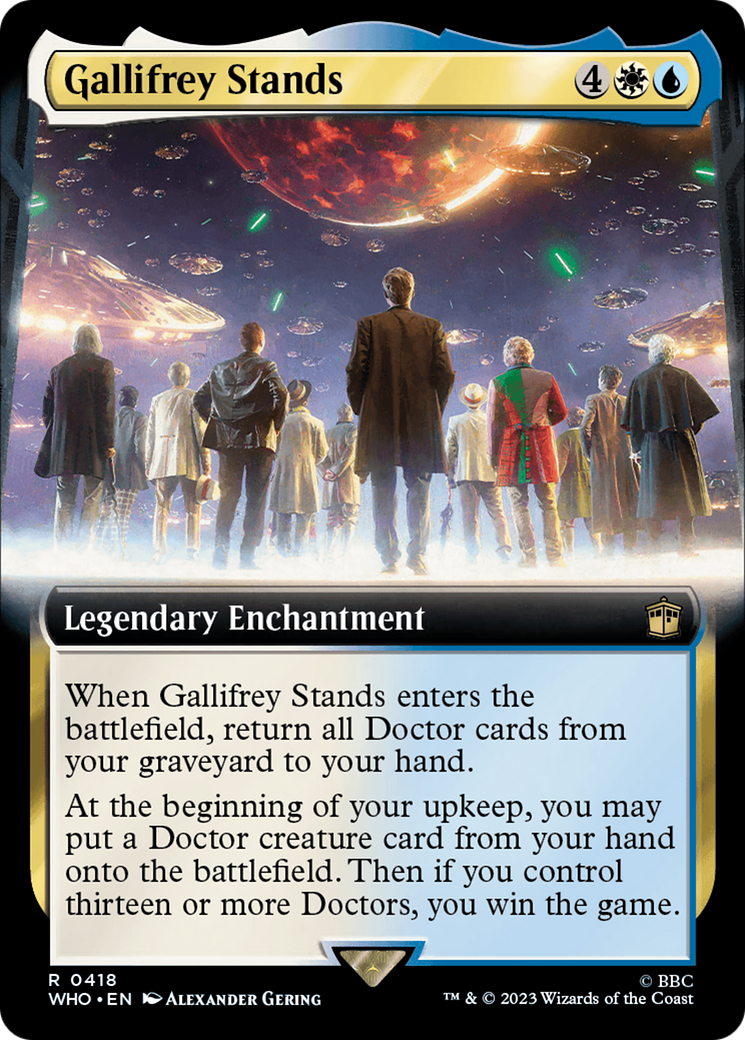 Gallifrey Stands (WHO-418) (Extended Art) (Foil)