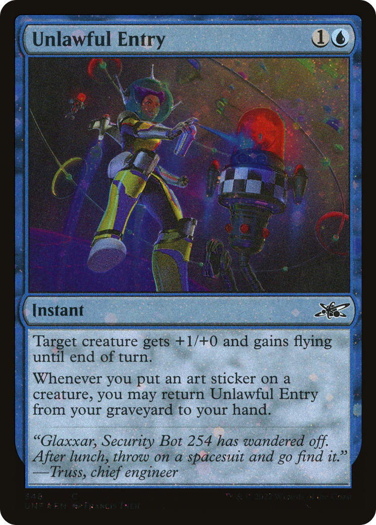 Unlawful Entry (UNF-348) (Galaxy Foil)