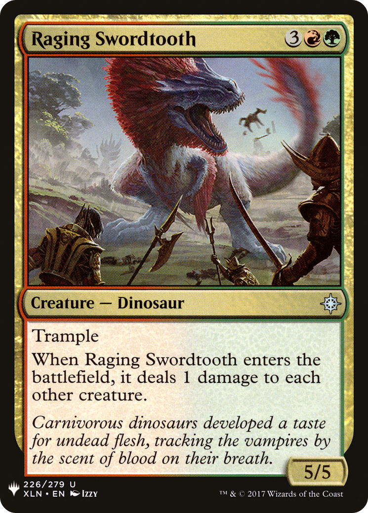 Raging Swordtooth (LIST-XLN-226)