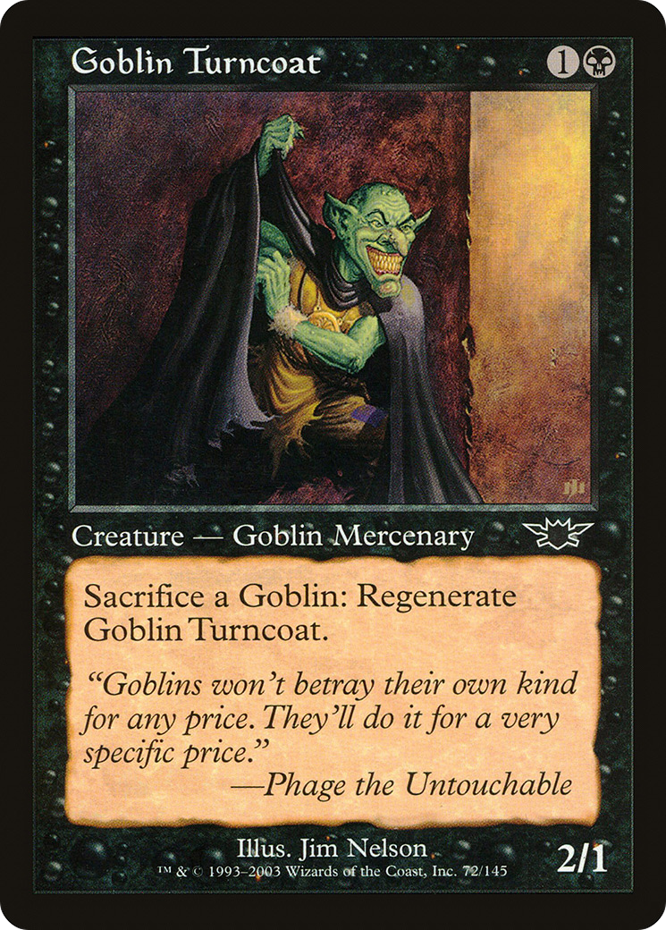 Goblin Turncoat (LGN-072) (Foil)