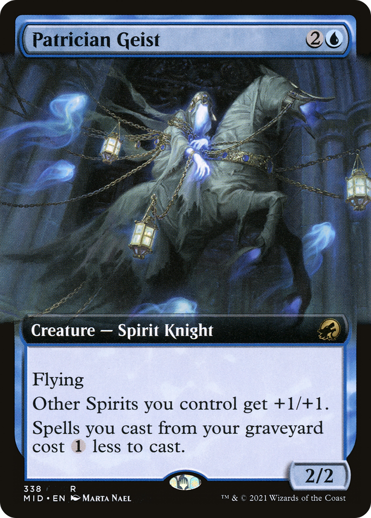 Patrician Geist (MID-338) (Extended Art) (Foil)