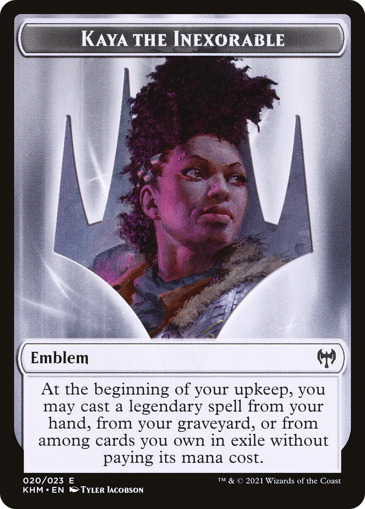 Kaya the Inexorable Emblem (TKHM-020)