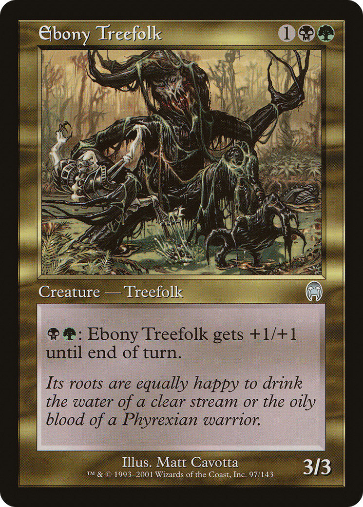 Ebony Treefolk (APC-097) (Foil)