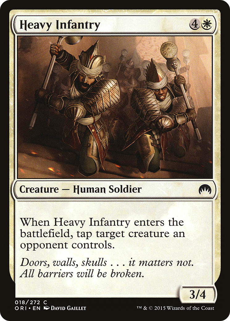 Heavy Infantry (ORI-018) (Foil)