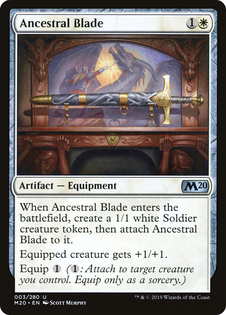 Ancestral Blade (M20-003) (Foil)