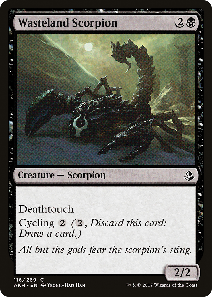 Wasteland Scorpion (AKH-116) (Foil)