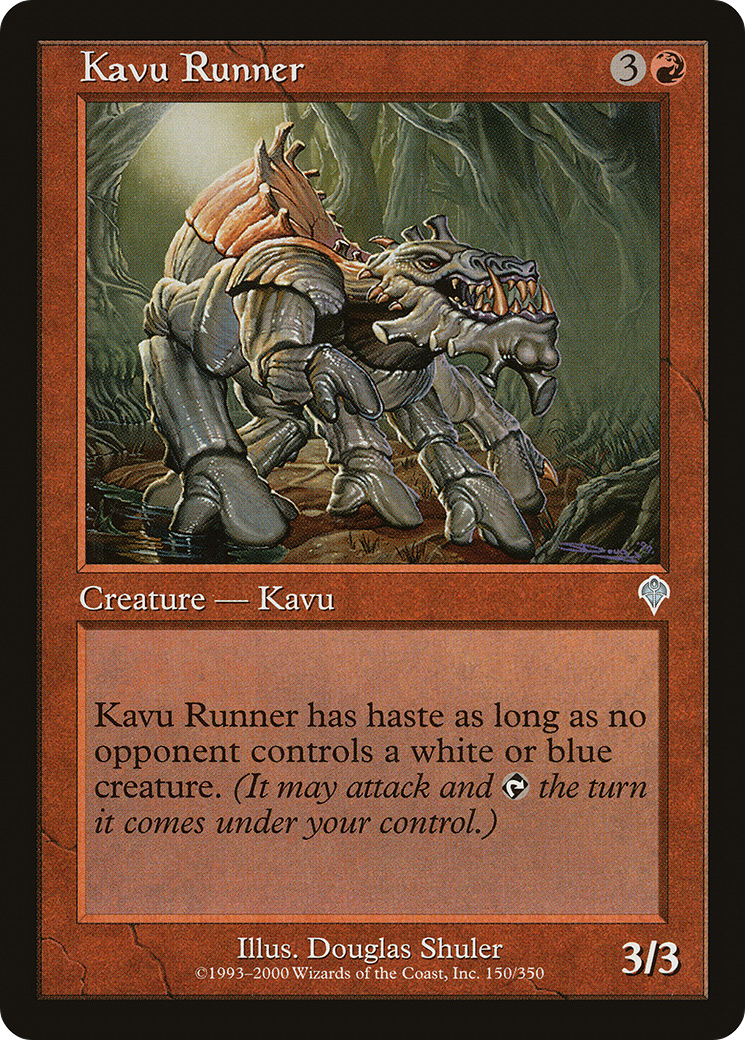 Kavu Runner (INV-150) (Foil)
