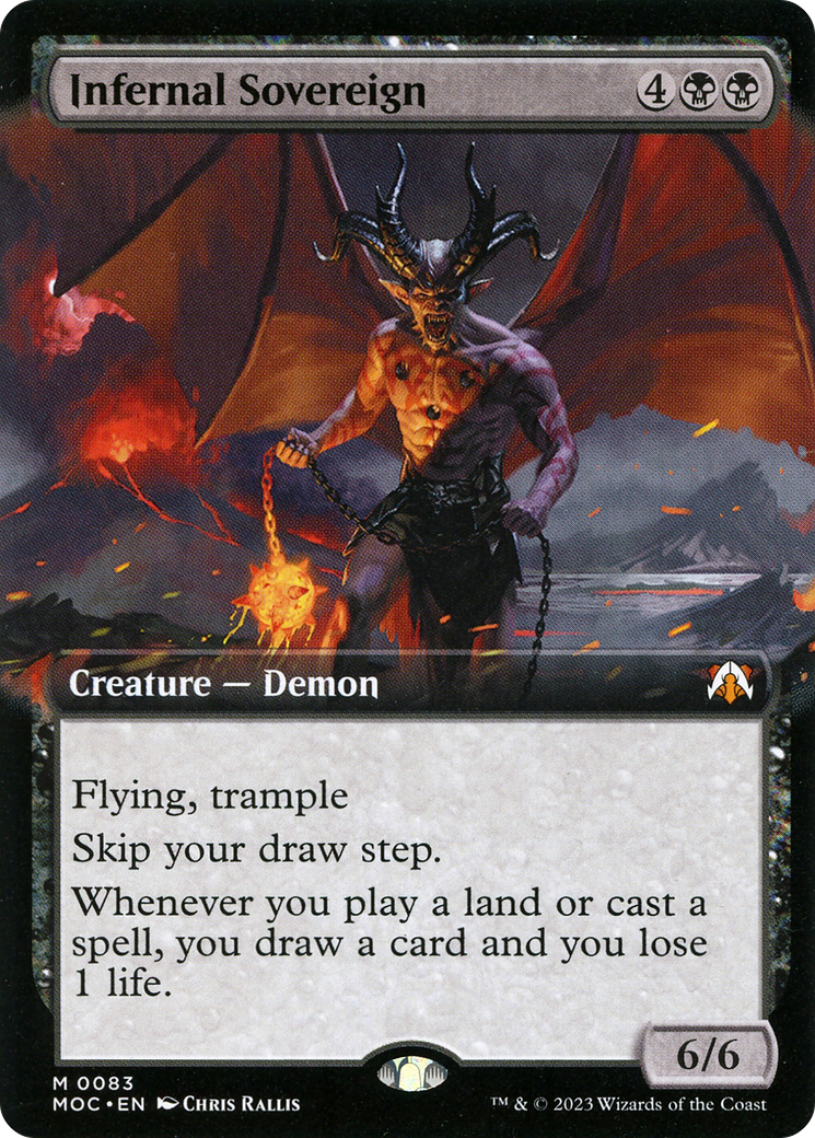 Infernal Sovereign (MOC-083) (Extended Art) (Foil)