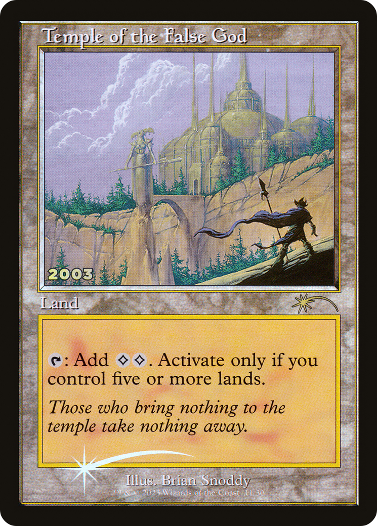 Temple of the False God (30A-P-011) (Foil)