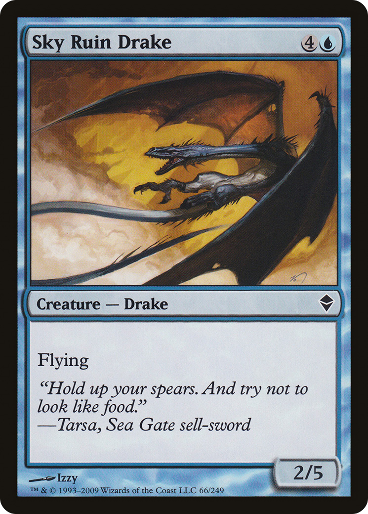 Sky Ruin Drake (ZEN-066) (Foil)