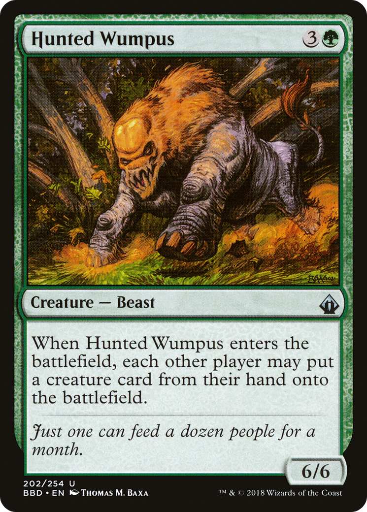Hunted Wumpus (BBD-202) (Foil)