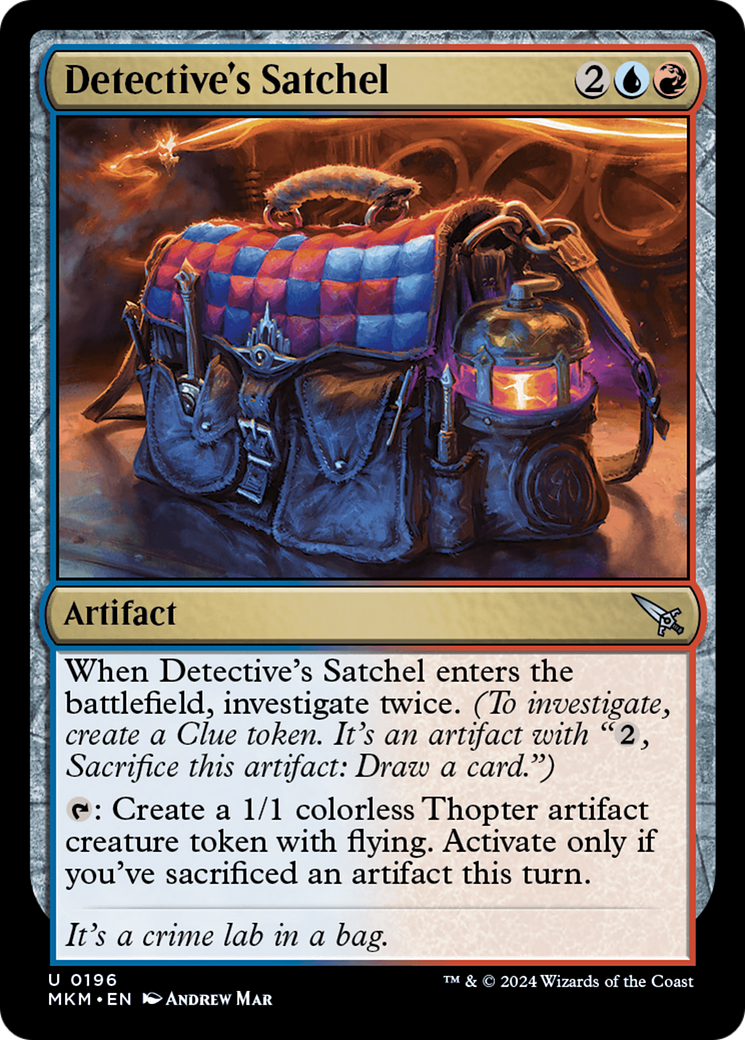 Detective's Satchel (MKM-196) (Foil)