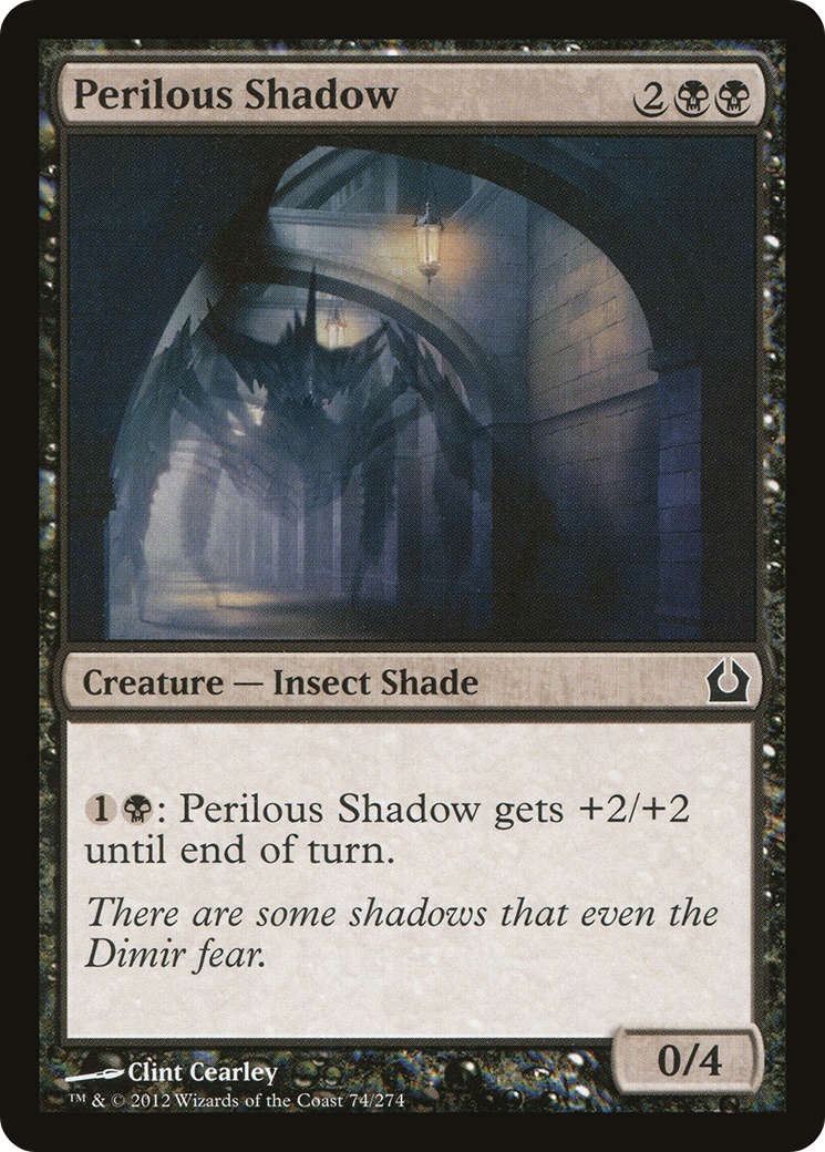 Perilous Shadow (RTR-074) (Foil)