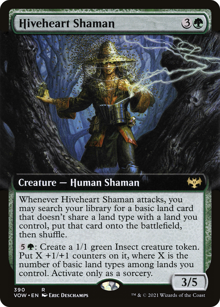 Hiveheart Shaman (VOW-390) (Extended Art) (Foil)
