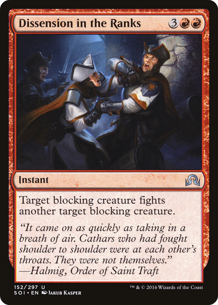 Dissension in the Ranks (SOI-152) (Foil)