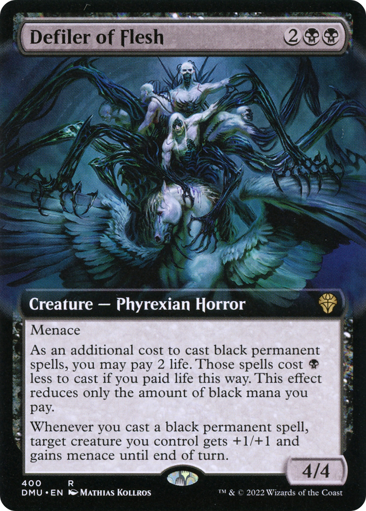 Defiler of Flesh (DMU-400) (Extended Art) (Foil)