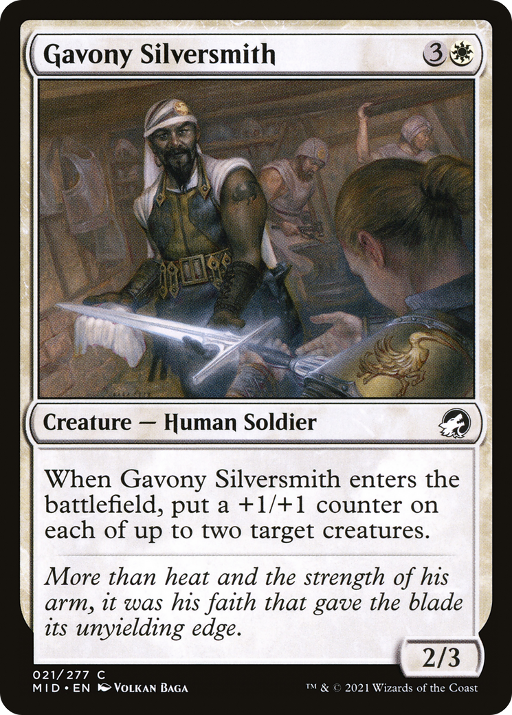 Gavony Silversmith (MID-021) (Foil)