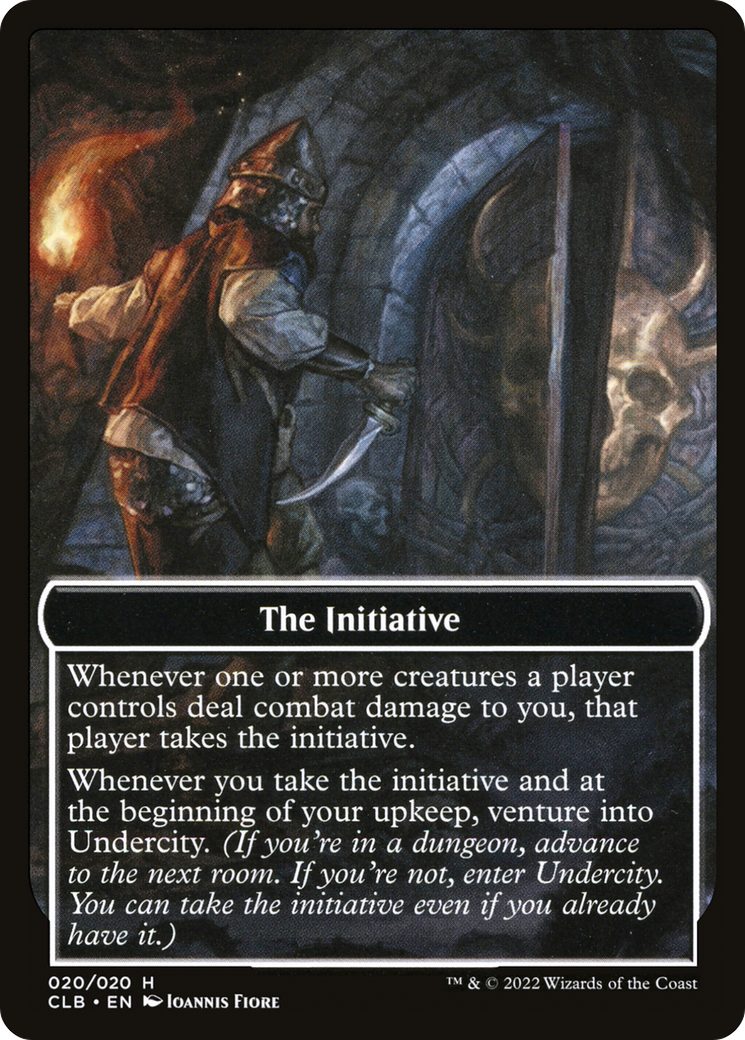 Undercity // The Initiative Double-Sided Token (TCLB-020) (Foil)