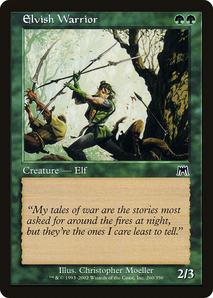 Elvish Warrior (ONS-260) (Foil)