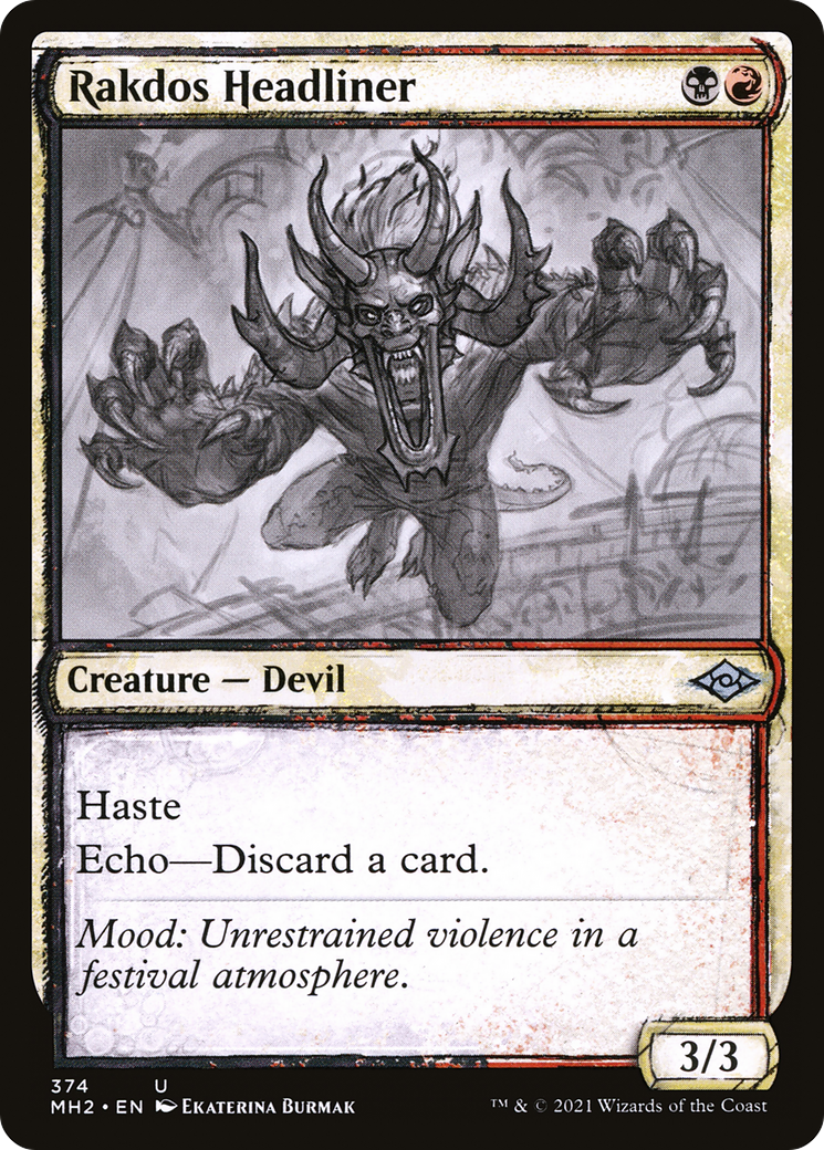 Rakdos Headliner (MH2-374) (Showcase) (Foil)