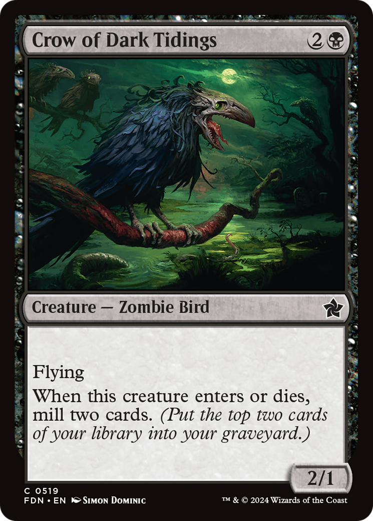 Crow of Dark Tidings (FDN-519)