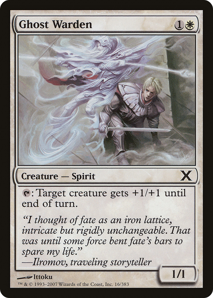 Ghost Warden (10E-016) (Foil)