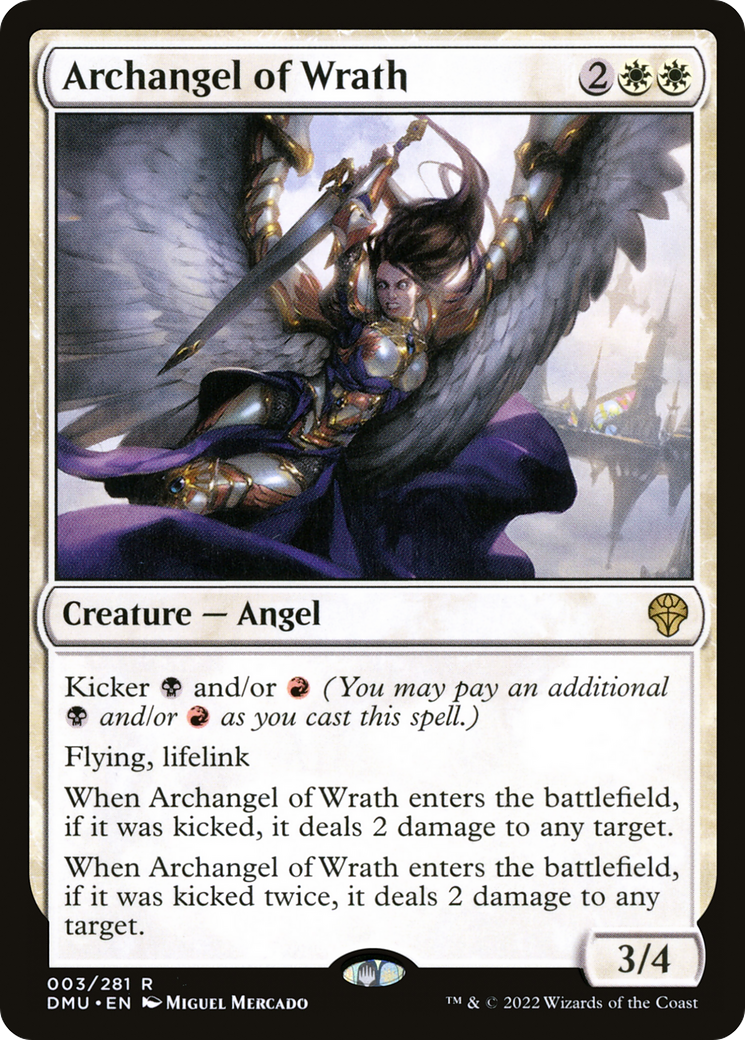 Archangel of Wrath (DMU-003) (Foil)