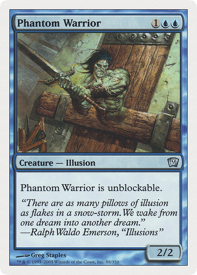 Phantom Warrior (9ED-088★) (Foil)