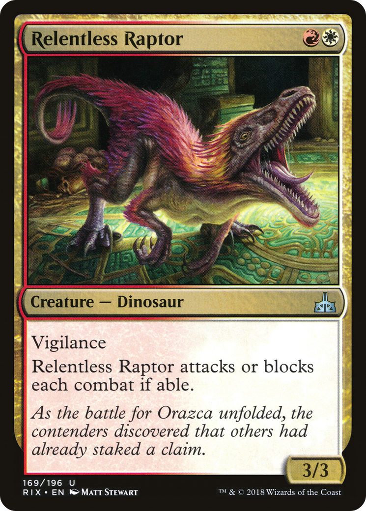 Relentless Raptor (RIX-169) (Foil)