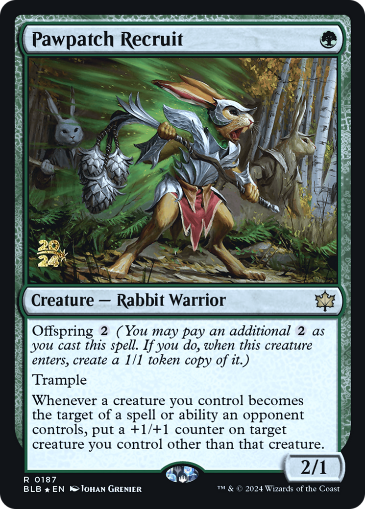 Pawpatch Recruit (PRE-187S) (Foil)